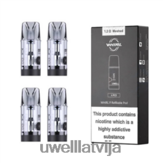 UWELL WHIRL F pākstis (4 iepakojumi) 1,2 omi L6D2B198 UWELL Disposable Vape