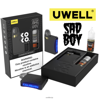 UWELL CALIBURN AK3 komplekts + a3s 0.8ohm podi (x2) + tēta tvaiki 10ml sāļi 50mg crl: melns/flv: ķirbju cepums 50mg L6D2B239 UWELL Flavors